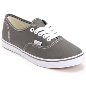 3/20.00….Vans Light Gray Canvas Sneakers